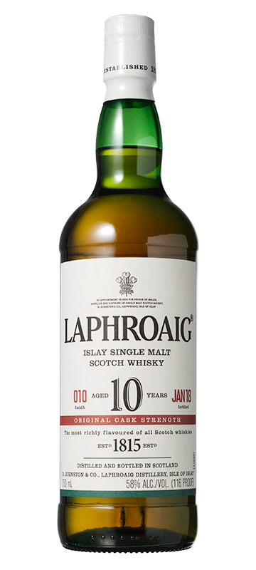 ウイスキー Laphroaig 10Year Old Cask Strength 700ml Laphroaig 10 Year Old Single Malt Scotch Whisky 750ml
