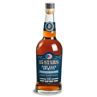 15 Stars 12 year old Artisan Collection Blend of Straights (Batch 001), 54.5%