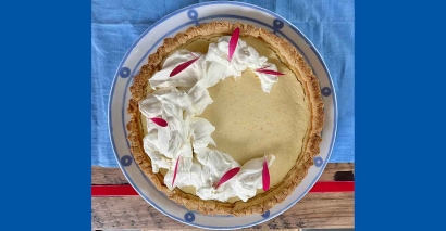 Make This Bourbon and Meyer Lemon Flip Tart