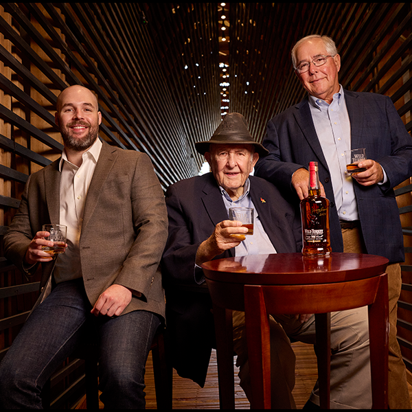 Bruce, Jimmy, and Eddie Russell are the first family of Wild Turkey. Photo by Danny Clinch