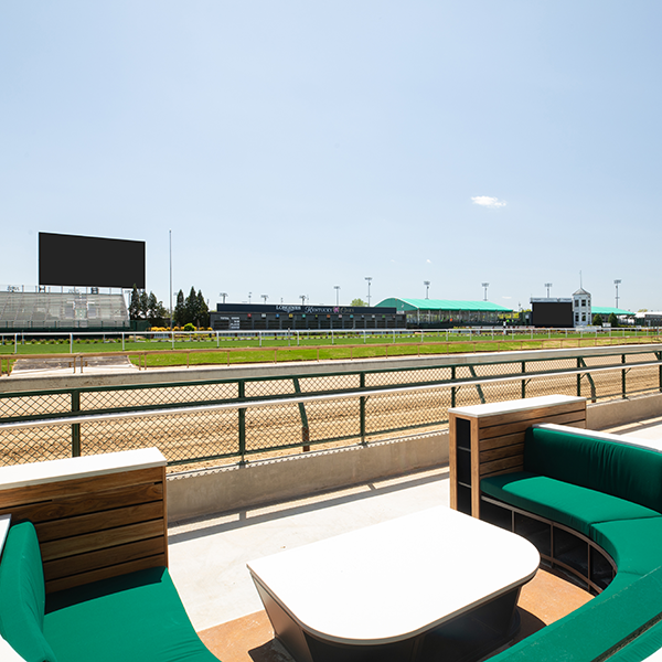 The Homestretch Club seating
