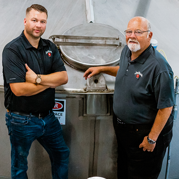 Freddie and Fred Noe are the eighth and seventh-generation master distillers at James B. Beam Distilling Co.