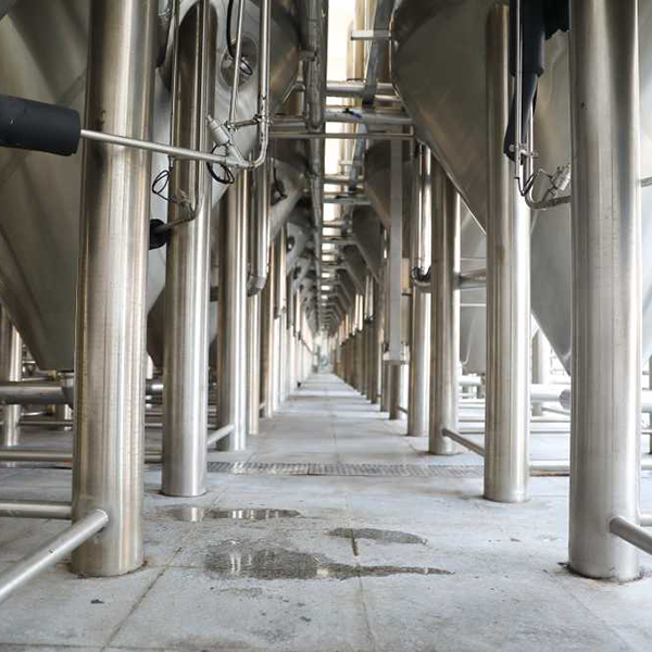 Fermentation tanks at Gisbelle