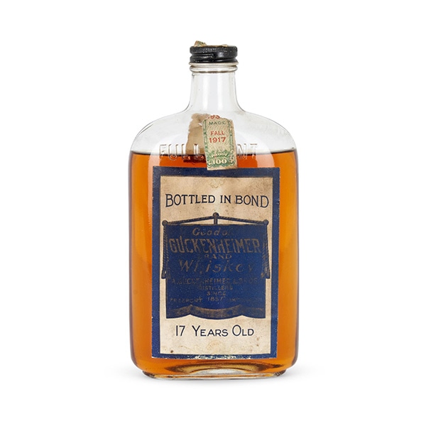 Good Old Guckenheimer 17 year old distilled in 1917
