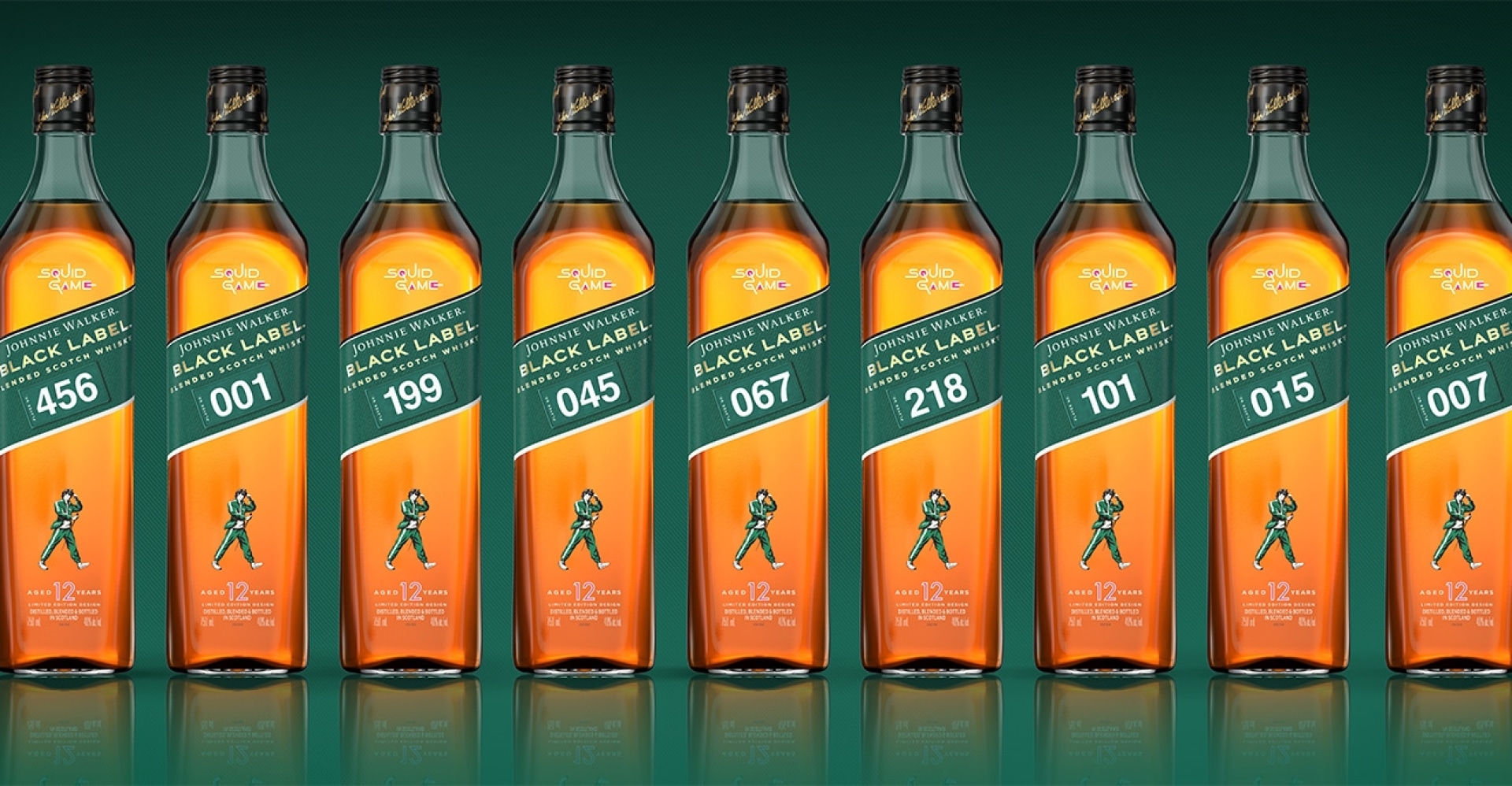 Johnnie Walker In a Green Tracksuit? Welcome to Squid Games