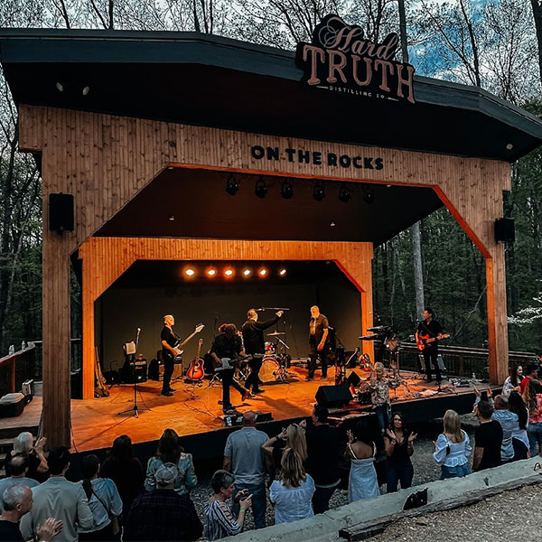 One of many acts to perform in Hard Truth's "On the Rocks" series