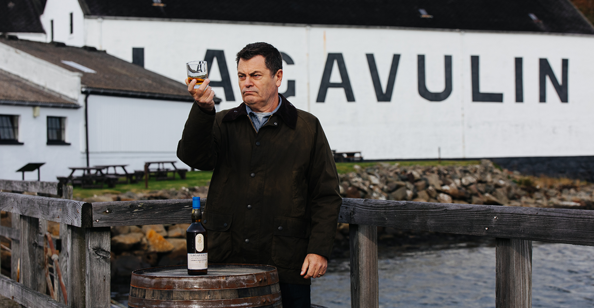 Nick Offerman's Latest Lagavulin Edition is Out, This One Finished in Caribbean Rum Casks