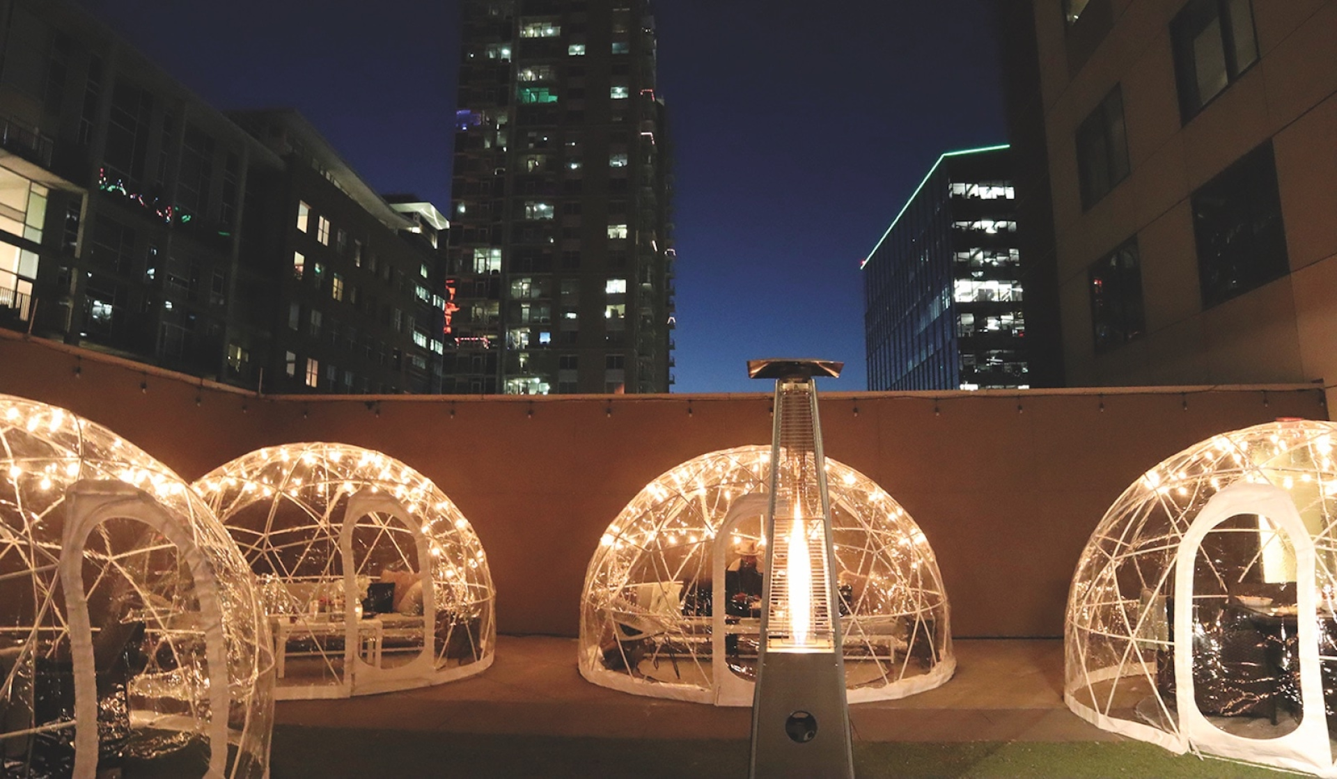 Keep Warm in These Bars With Igloo-Style Seating