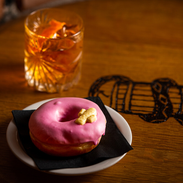 At Batch in Tucson, Arizona patrons can choose from over 1,200 whiskies to pair with the bar's craft-made doughnuts. Photo by Nate Cooper