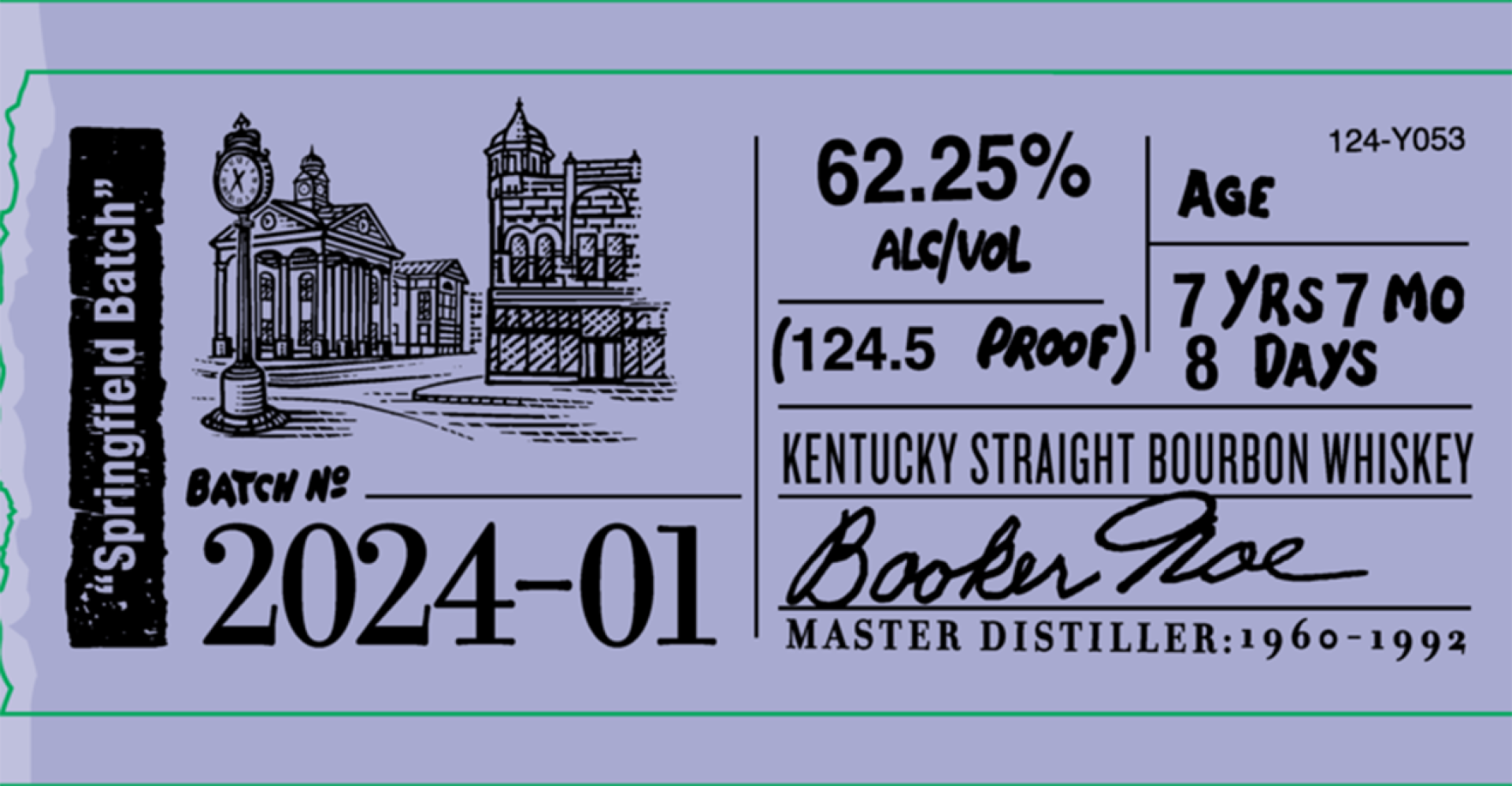 Booker's Releases Springfield Batch, Its First of the Year