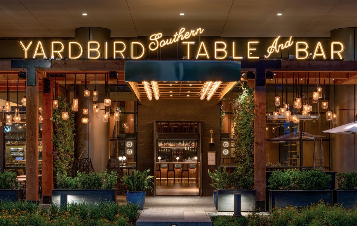 Each of Yardbird’s eight locations (Dallas pictured) offers a variety of flights MICHAEL STAVARIDIS
