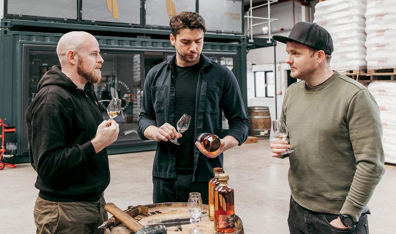 Two Stacks co-founders (left to right) Shane McCarthy, Donal McLynn, and Liam Brogan.