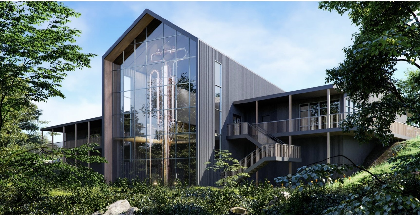 The new Conecuh Ridge Distillery will open by June.