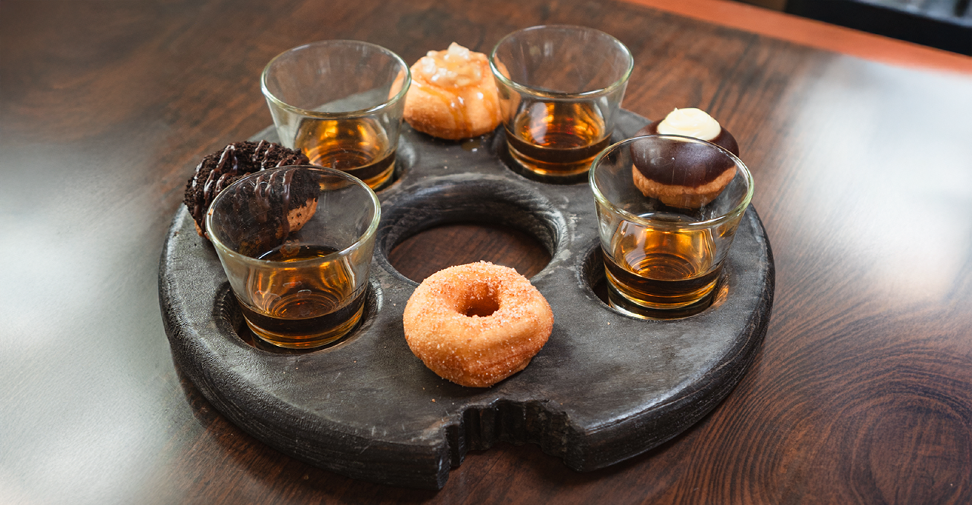 Doughnut and Whisky Bars? Yes!