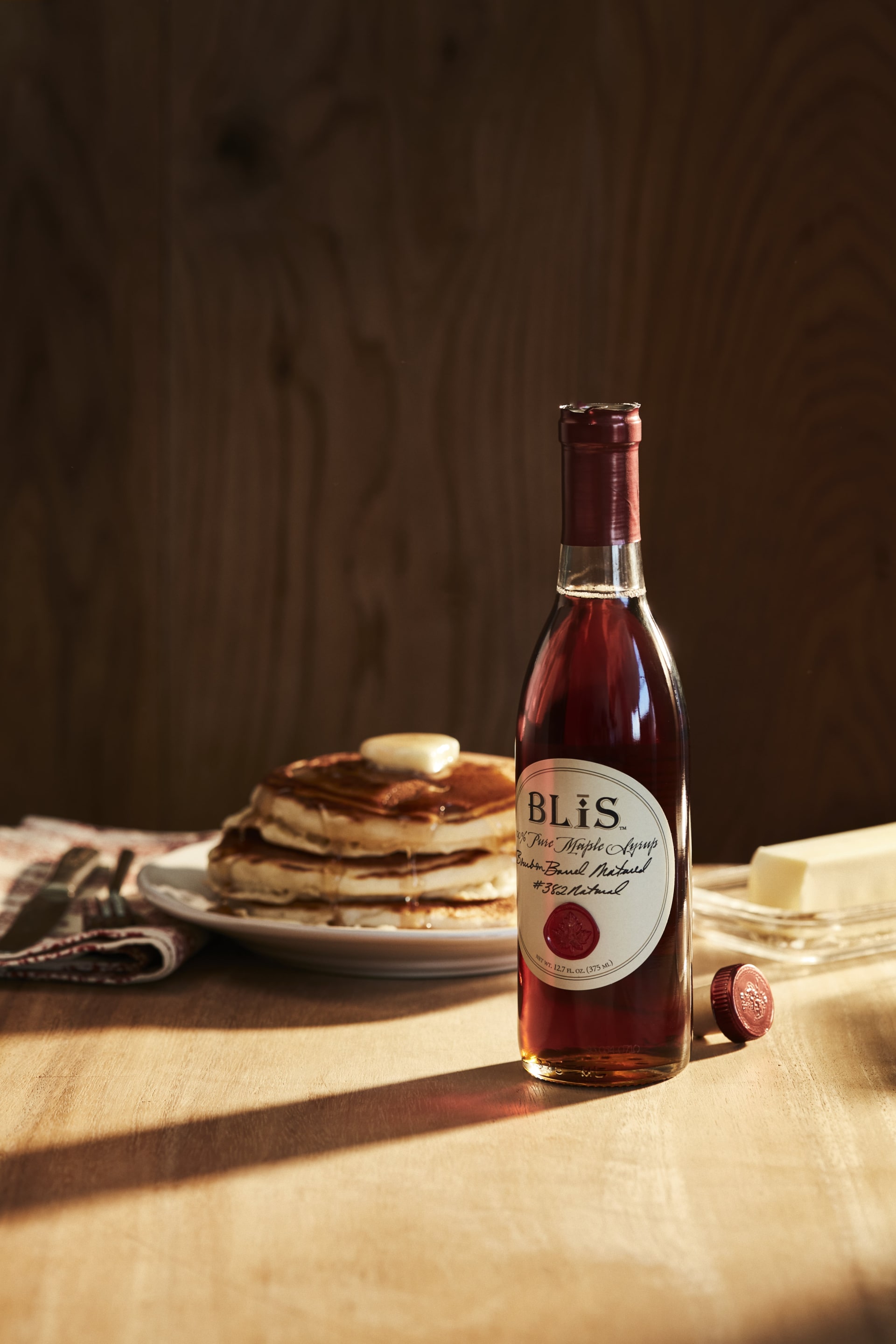Whiskey Barrel-Aged Maple Syrup