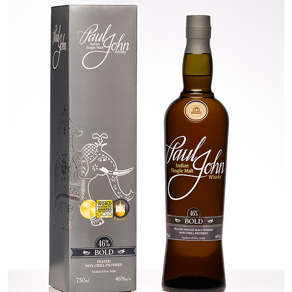 Bold is Paul John Distillery's lightly peated expression.