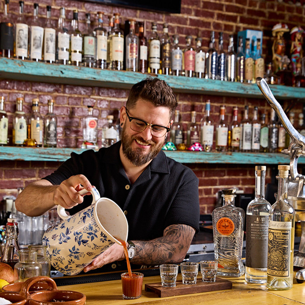 Órale Mexican Kitchen beverage director Marcelino Figueiras believes that sangrita is a key component to appreciating tequila. RACHEL VANNI