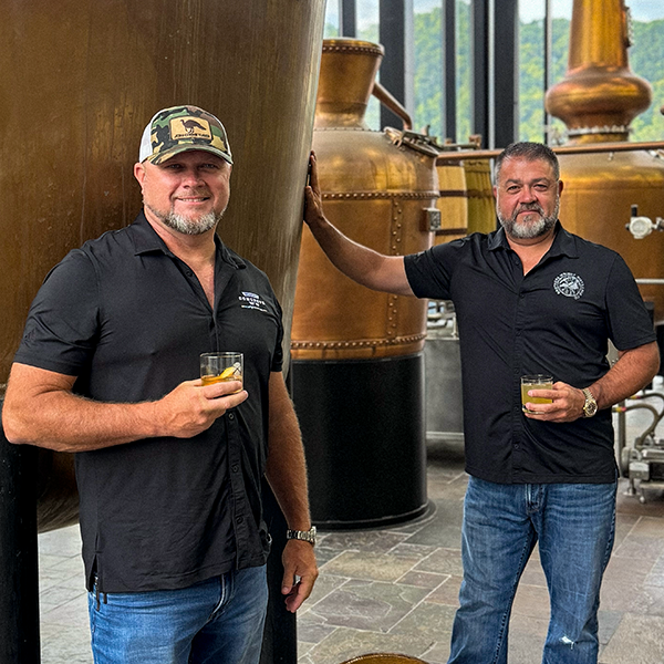 Brothers Shannon (left) and Kendall Wright began musing about creating their own whiskey brand in 2009.